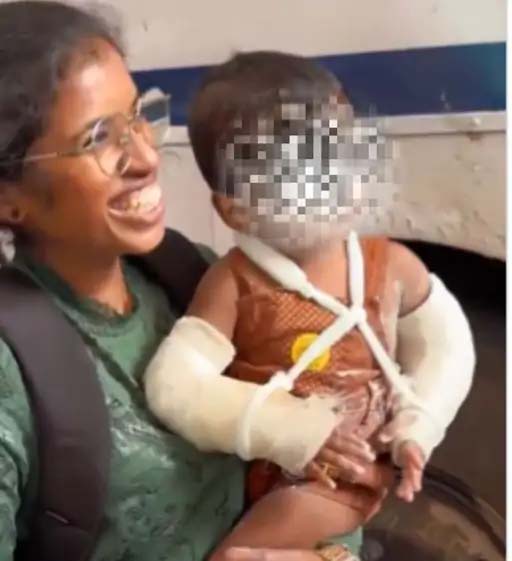 केरलम: शारीरिक प्रताड़ना और मारपीट से डेढ़ साल के बच्चे की मौत, लाइटर-सिगरेट से पैर जलाए, शरीर पर 51 चोटों के निशान, मां और लिव-इन पार्टनर गिरफ्तार