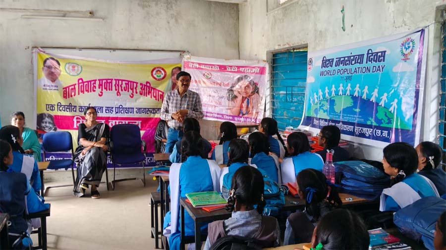 रायपुर : बाल विवाह मुक्त समाज के संकल्प के साथ बेटी बचाओ-बेटी पढ़ाओ अभियान को मिली नई गति