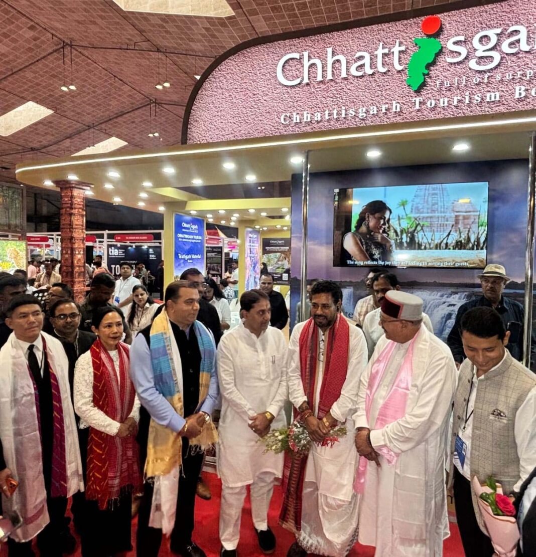 रायपुर : ट्रैवल एंड ट्रेड फेयर कोलकाता-2026 में छत्तीसगढ़ पर्यटन का दमदार प्रदर्शन, वैश्विक पर्यटन मानचित्र पर मजबूत हुई पहचान