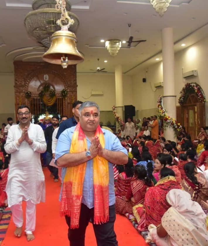रायपुर : माँ बनभौरी धाम में नतमस्तक हुए पर्यटन एवं संस्कृति मंत्री राजेश अग्रवाल, प्रदेश की सुख-समृद्धि और खुशहाली की कामना की