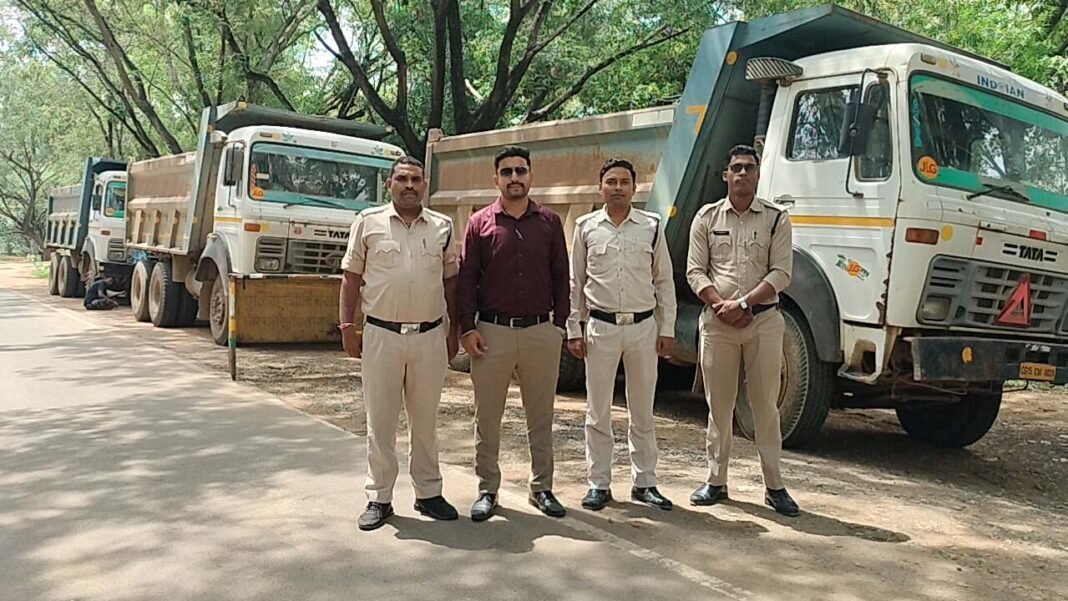 रायपुर : अवैध रेत उत्खनन एवं परिवहन पर प्रदेशभर में सख्त कार्रवाई