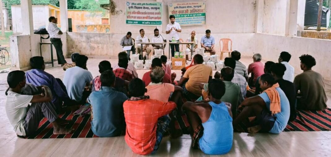 रायपुर : सीड-कम-फर्टी ड्रिल तकनीक से दलहन उत्पादन को मिलेगा बढ़ावा