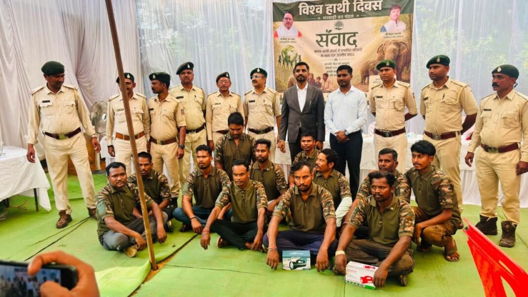 रायपुर : विश्व हाथी दिवस पर हाथी संरक्षण और सुरक्षित सह-अस्तित्व का दिया संदेश