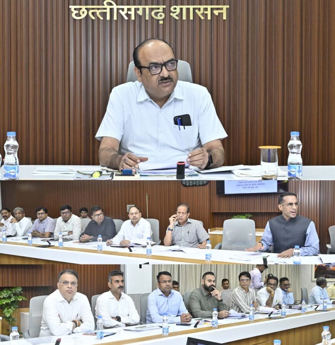 रायपुर : परियोजना निर्माण एवं क्रियान्वयन समिति की बैठक सम्पन्न