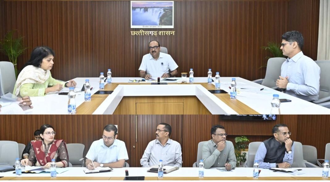 रायपुर : उपराष्ट्रपति के 2 सितंबर को प्रस्तावित छत्तीसगढ़ प्रवास की तैयारियों की मुख्य सचिव ने की समीक्षा