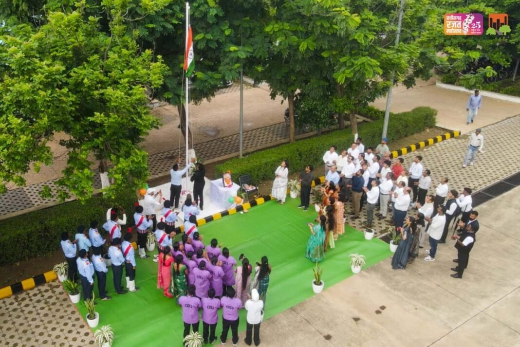 रायपुर : नवा रायपुर अटल नगर में गरिमामय ढंग से मनाया गया 80वां स्वतंत्रता दिवस