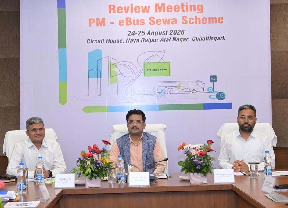 रायपुर : ई-बसों से बदलेगी शहरों की पब्लिक ट्रांसपोर्ट की तस्वीर, 240 बसों के संचालन के लिए बनी रणनीति