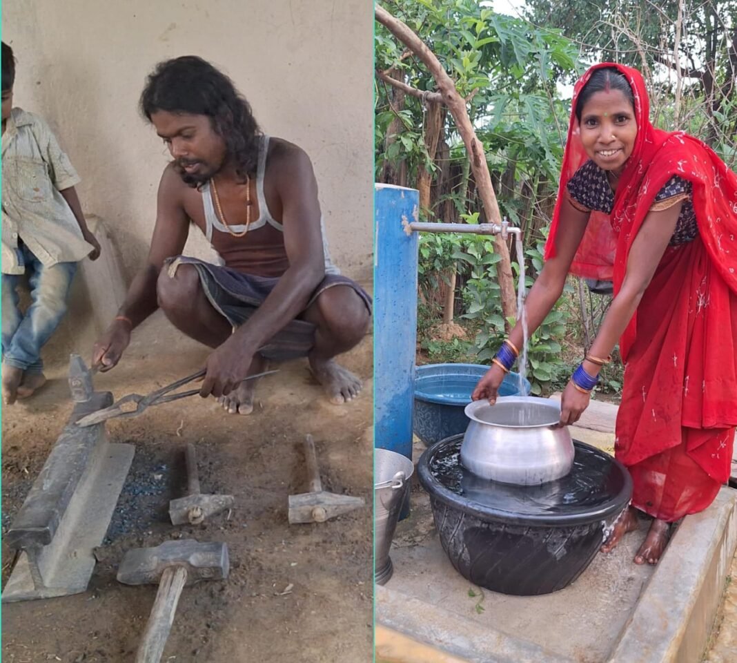 KORBA : सेवा संकल्प अभियान : आग की तपिश से ज्यादा तकलीफदेह थी गर्मी में पानी की मार, अब आंगन में बहती है नल की धार