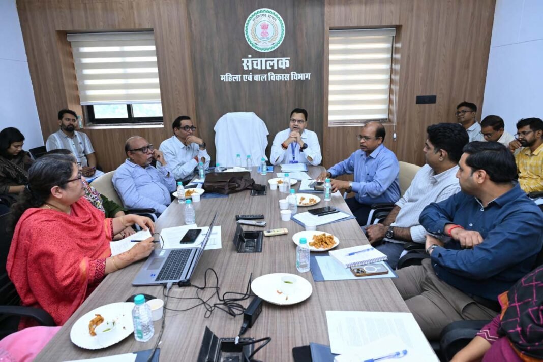 रायपुर : पोषण माह 2026 के सफल आयोजन को लेकर राज्य स्तरीय तैयारियों की समीक्षा