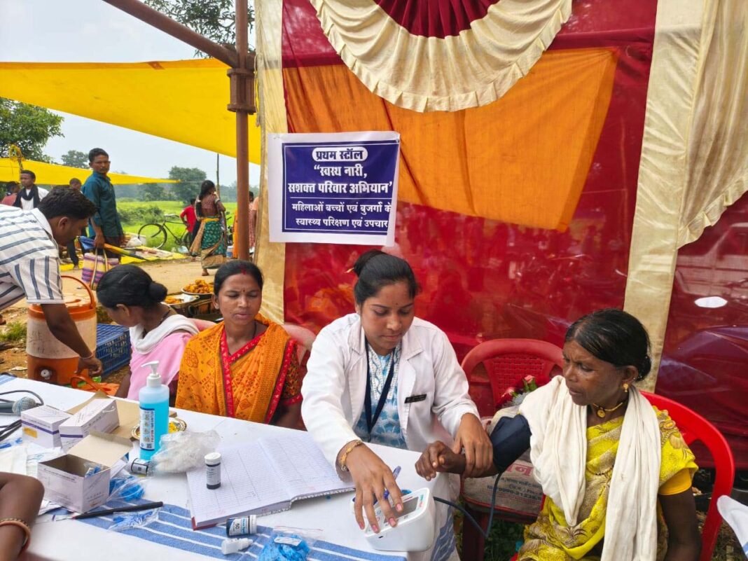 रायपुर : सेवा संकल्प में गंगालूर तक पहुंची स्वास्थ्य सेवाओं की पूरी श्रृंखला