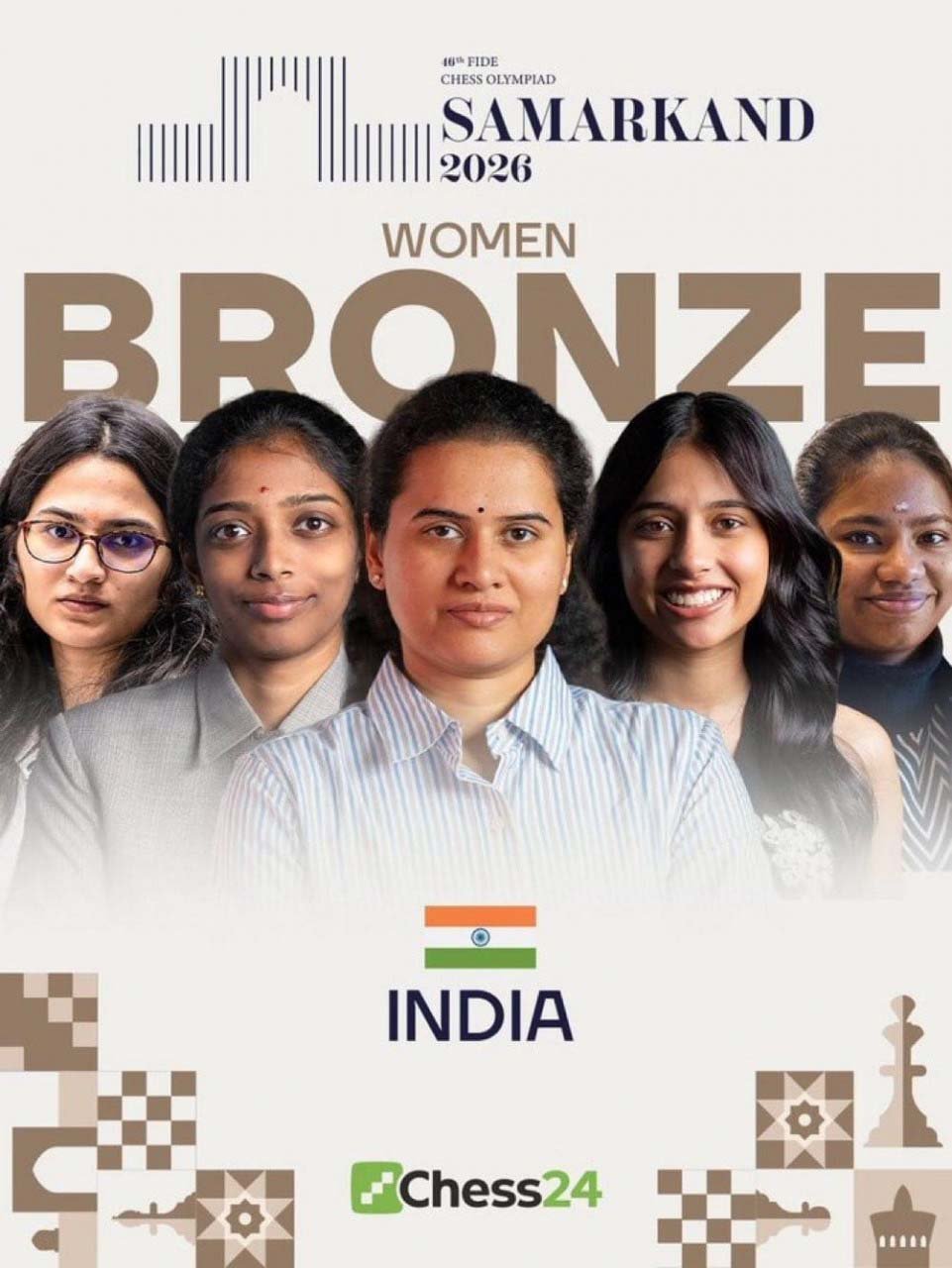 रायपुर : शतरंज की बिसात पर भारत का डबल धमाका, ओपन में रजत और महिला वर्ग में कांस्य पदक