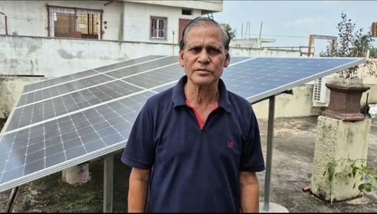 रायपुर : सेवा के संकल्प से रोशन हुई निषाद टंडन की राह, सौर ऊर्जा से घर में छाई खुशहाली