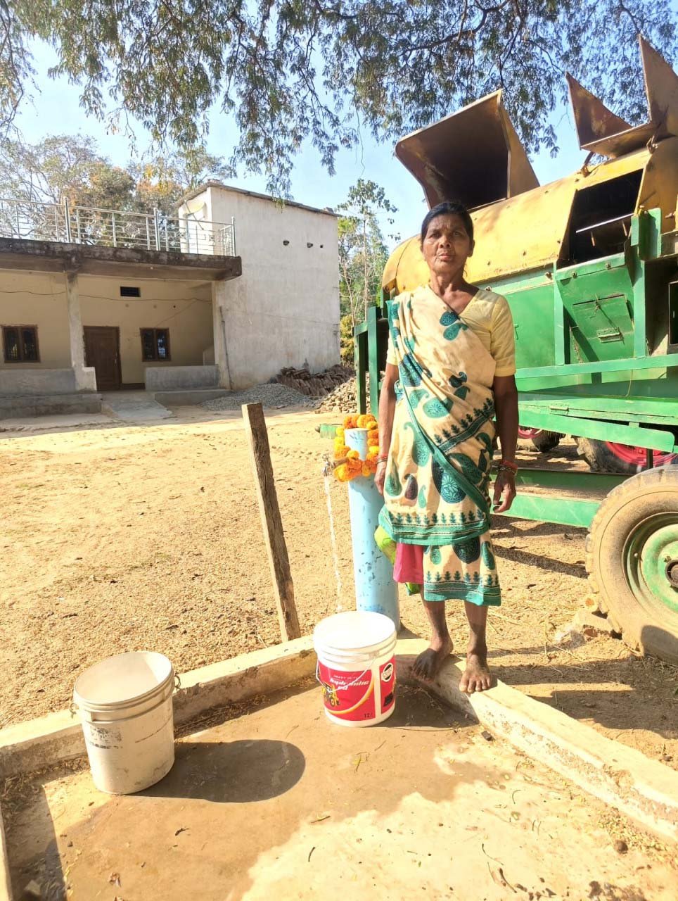 रायपुर : सेवा संकल्प अभियान : सेवा की कहानी : नल से घर पहुंचा पानी, हर्राटिकरा के 166 परिवारों की बदली जिंदगी