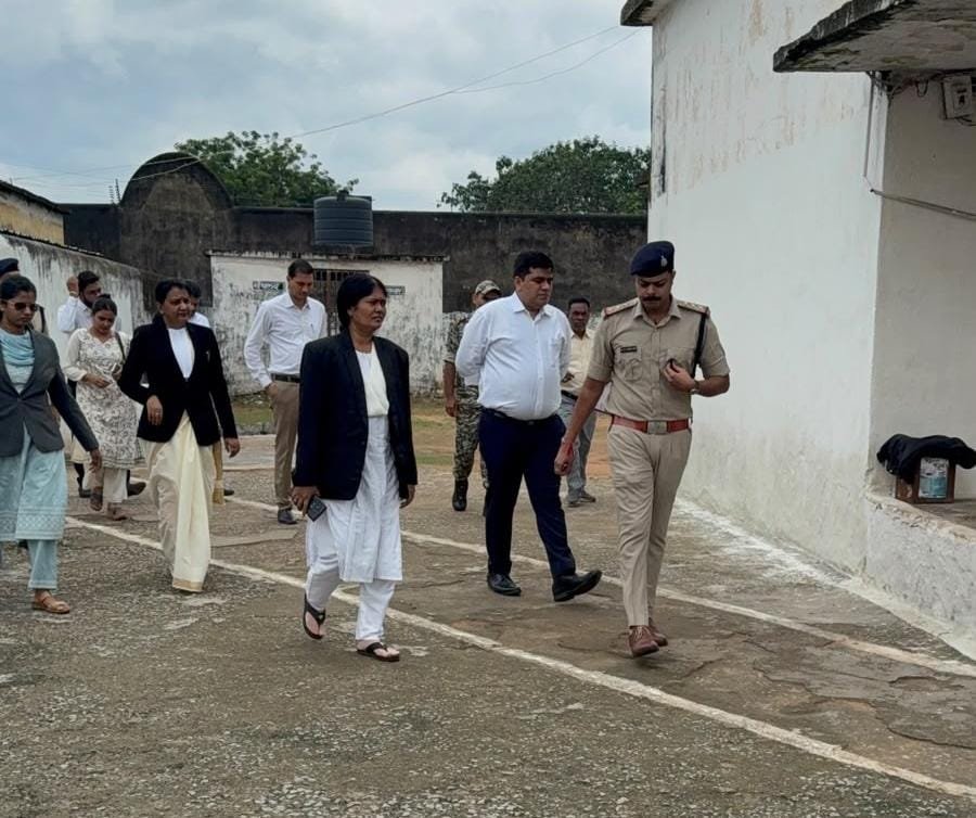 KORBA : बंदियों से जानी समस्याएं, स्वास्थ्य सेवाओं और विधिक सहायता की हुई समीक्षा