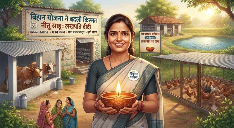 रायपुर : बिहान योजना ने बदली किस्मत
