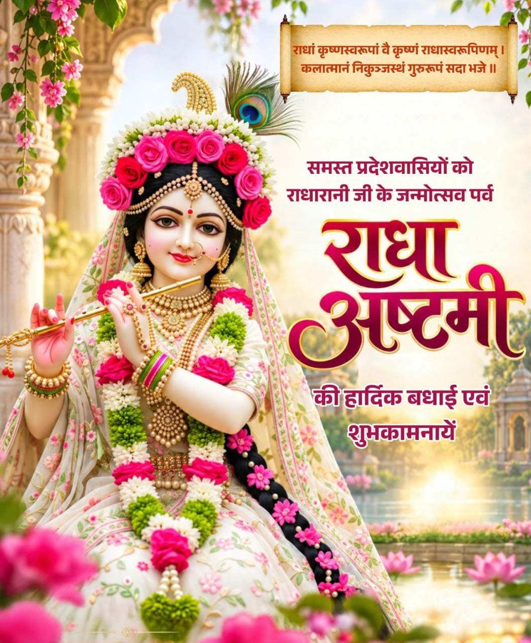 रायपुर : राधाष्टमी पर वित्त मंत्री ओपी चौधरी ने प्रदेशवासियों को दी हार्दिक बधाई एवं शुभकामनाएं