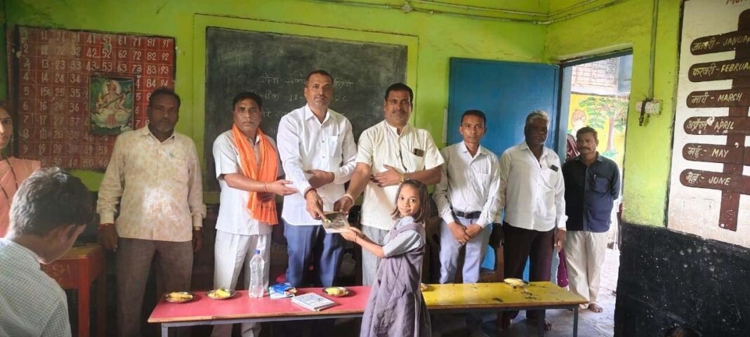 रायपुर : सेवा संकल्प अभियान के तहत खपरी स्कूल में रचनात्मक गतिविधियों का आयोजन