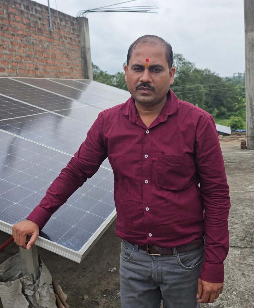 रायपुर : छत पर सोलर पैनल लगा तो घटा बिजली का खर्च, रमेश को मिली राहत