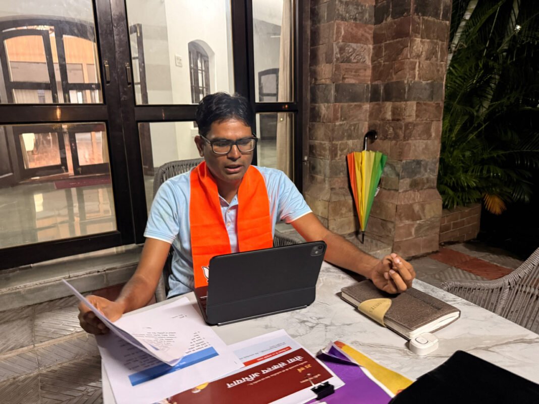 रायपुर : ‘सेवा संकल्प अभियान’ को लेकर वित्त मंत्री ओपी चौधरी ने की वर्चुअल बैठक