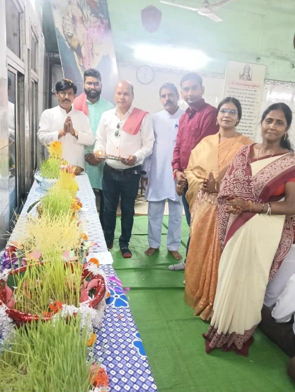 KORBA : भोजली विसर्जन में दिखी आस्था और उत्साह की रंगीन छटा, सरस्वती शिशु मंदिर गेवरा में प्रतिभागियों को मिला सम्मान