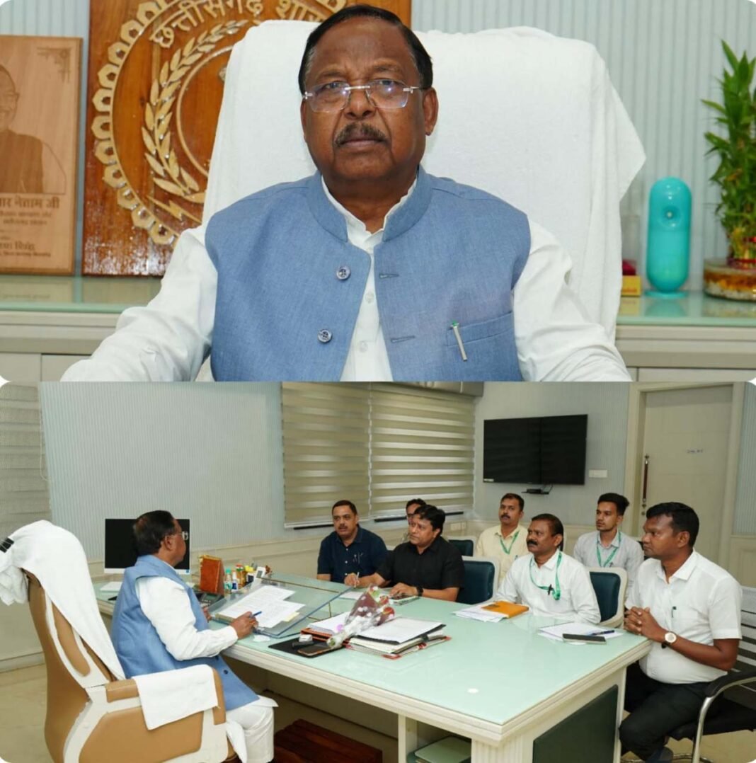 रायपुर : कृषि मंत्री नेताम के सख्त निर्देश – रबी 2025 के अंतर्गत किसानों के लंबित फसल बीमा क्लेम का आगामी तीन कार्य दिवस में होगा भुगतान