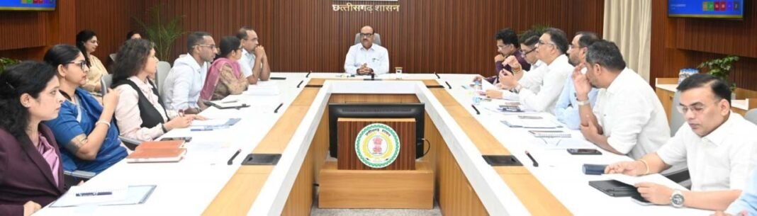 रायपुर : मुख्य सचिवों के राष्ट्रीय सम्मेलन की तैयारियों को लेकर छत्तीसगढ़ में उच्च स्तरीय बैठक संपन्न