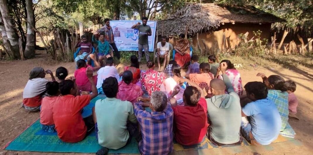 रायपुर : सेवा संकल्प की कहानी : घने जंगलों के बीच दंतेवाड़ा-सुकमा सीमा पर बसे 228 घरों तक पहुंचा नल से जल