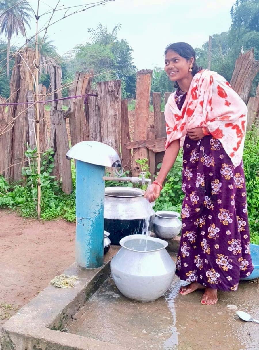रायपुर : सेवा की कहानी : इंद्रावती के पार बसे छोटेकरका में घर-घर नल से पहुंच रहा पानी