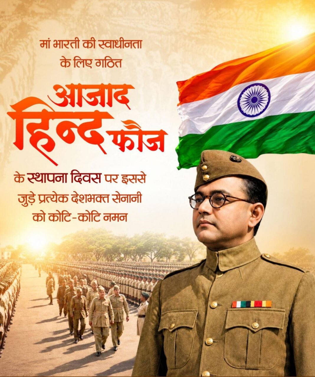 रायपुर : आजाद हिन्द फौज के स्थापना दिवस पर वित्त मंत्री श्री ओपी चौधरी ने वीर स्वतंत्रता सेनानियों को किया श्रद्धापूर्वक नमन